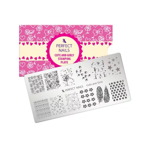 Pločica za pečate – Cute & Girly - Perfect Nails BiH