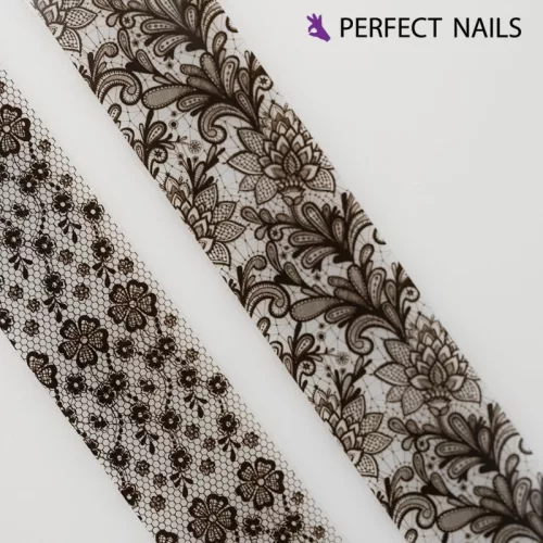 Transferna folija – Black Lace 01 - Perfect Nails BiH