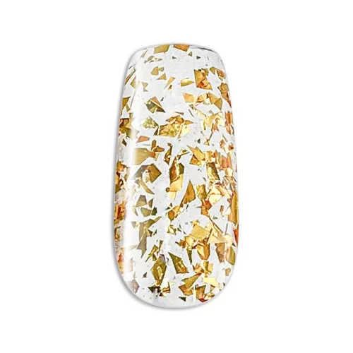 Završni sjaj Flakes Effect – Golden Flakes 8ml - Perfect Nails BiH
