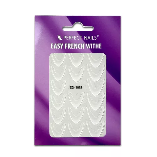 Stiker – Easy French White - Perfect Nails BiH