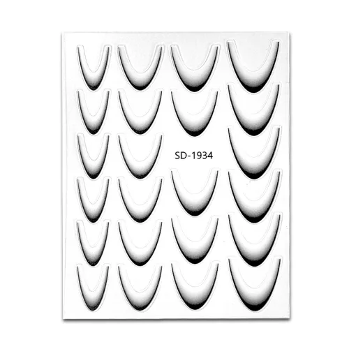 Stiker – Easy French Blacki - Perfect Nails BiH