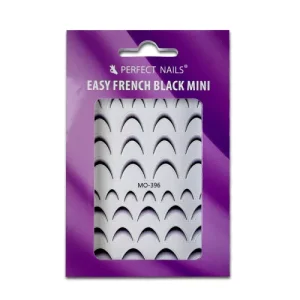 Stiker – Easy French Black Mini - Perfect Nails BiH