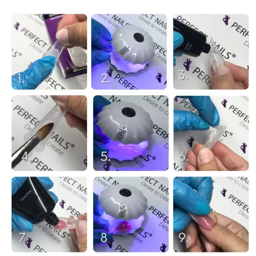 Silikonski šablon za Reverse Tipse – Russian Deep French 12 kom. - Perfect Nails BiH