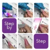 Silikonski šablon za Reverse Tipse – Russian Deep French 12 kom. - Perfect Nails BiH